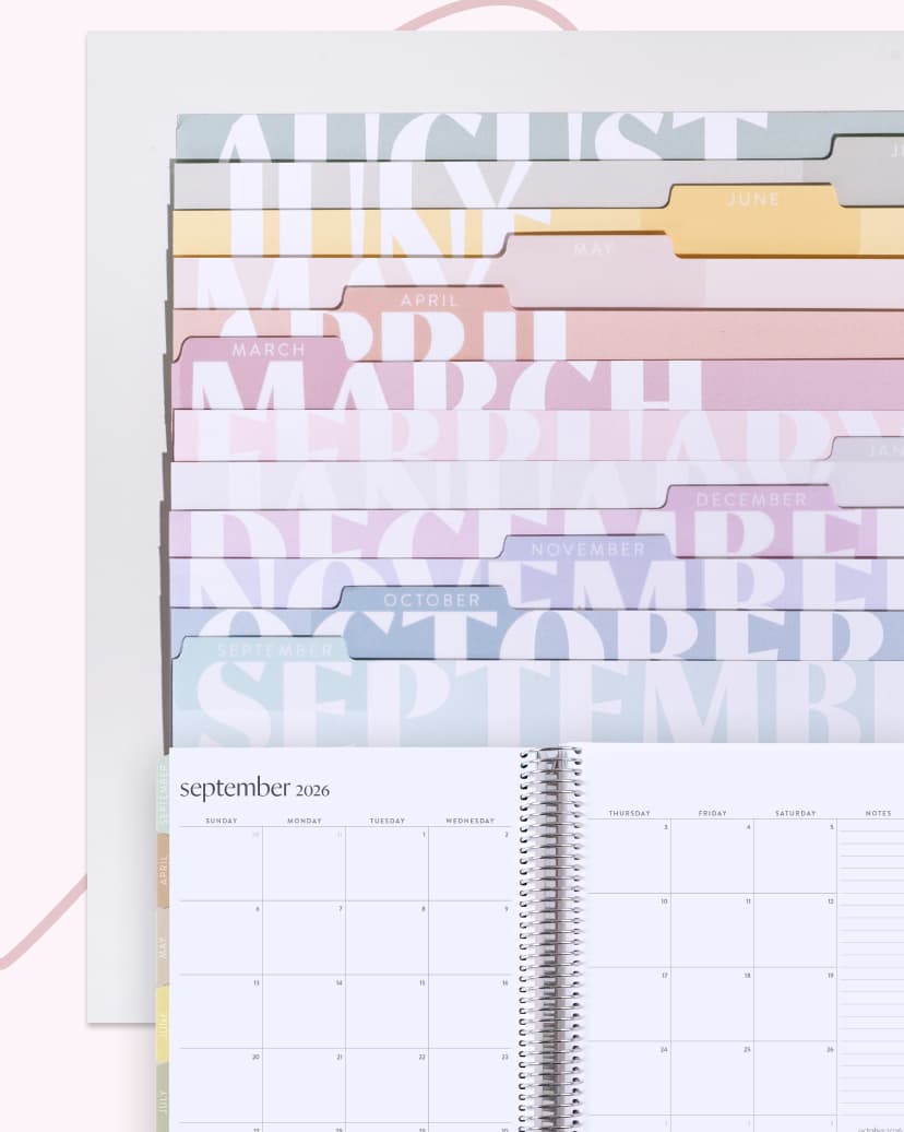 Teacher Lesson Planner featuring colorful Hexagon interior.